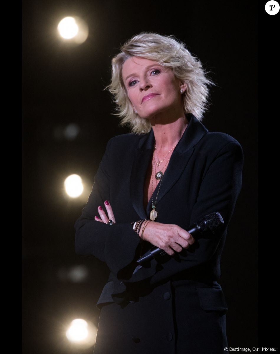 Exclusif - Sophie Davant - Enregistrement de l'émission "La Lettre", présentée par S.Davant, qui sera diffusée le 16 janvier 2021 sur France 2. Le 16 octobre 2020 © Cyril Moreau / Bestimage