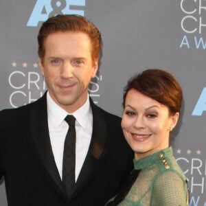 Damian Lewis et sa femme Helen McCrory - Célébrités lors du 21ème gala annuel des "Critics' choice Awards" à Santa Monica le 17 janvier 2016.