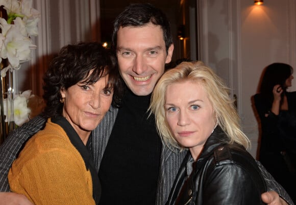 Chrystelle Labaude, Franck Sémonin et Virginie Caliari - Cocktail pour fêter le 100ème épisode de la série "Section de recherches" et le lancement de la diffusion de la 9ème saison au Pavillon Etoile à Paris, le 5 février 2015.