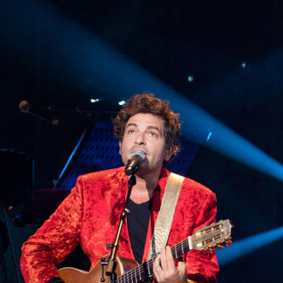 Exclusif - Matthieu Chedid et Clara Luciani - Concert "Unis pour le Liban" à l'Olympia à Paris. Le 1er octobre 2020. © Da Silva-Moreau / Bestimage