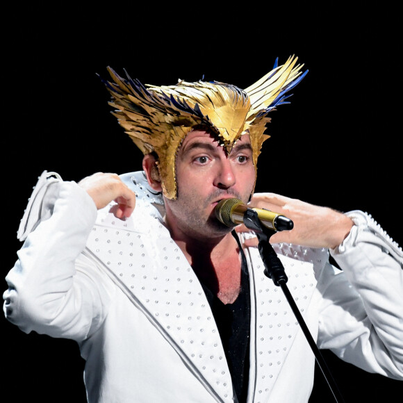 Matthieu Chedid en concert au palais Nikaia lors de sa tournée "Grand Petit Concert" à Nice le 24 novembre 2019. © Lionel Urman/Bestimage