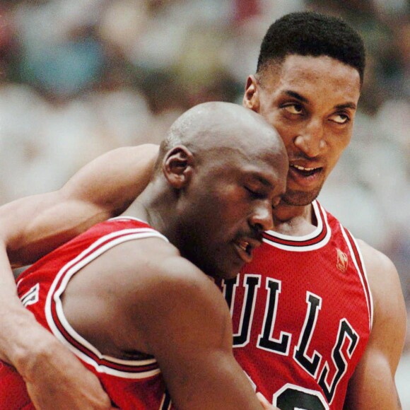 Michael Jordan et Scottie Pippen le mercredi 11 juin 1997.