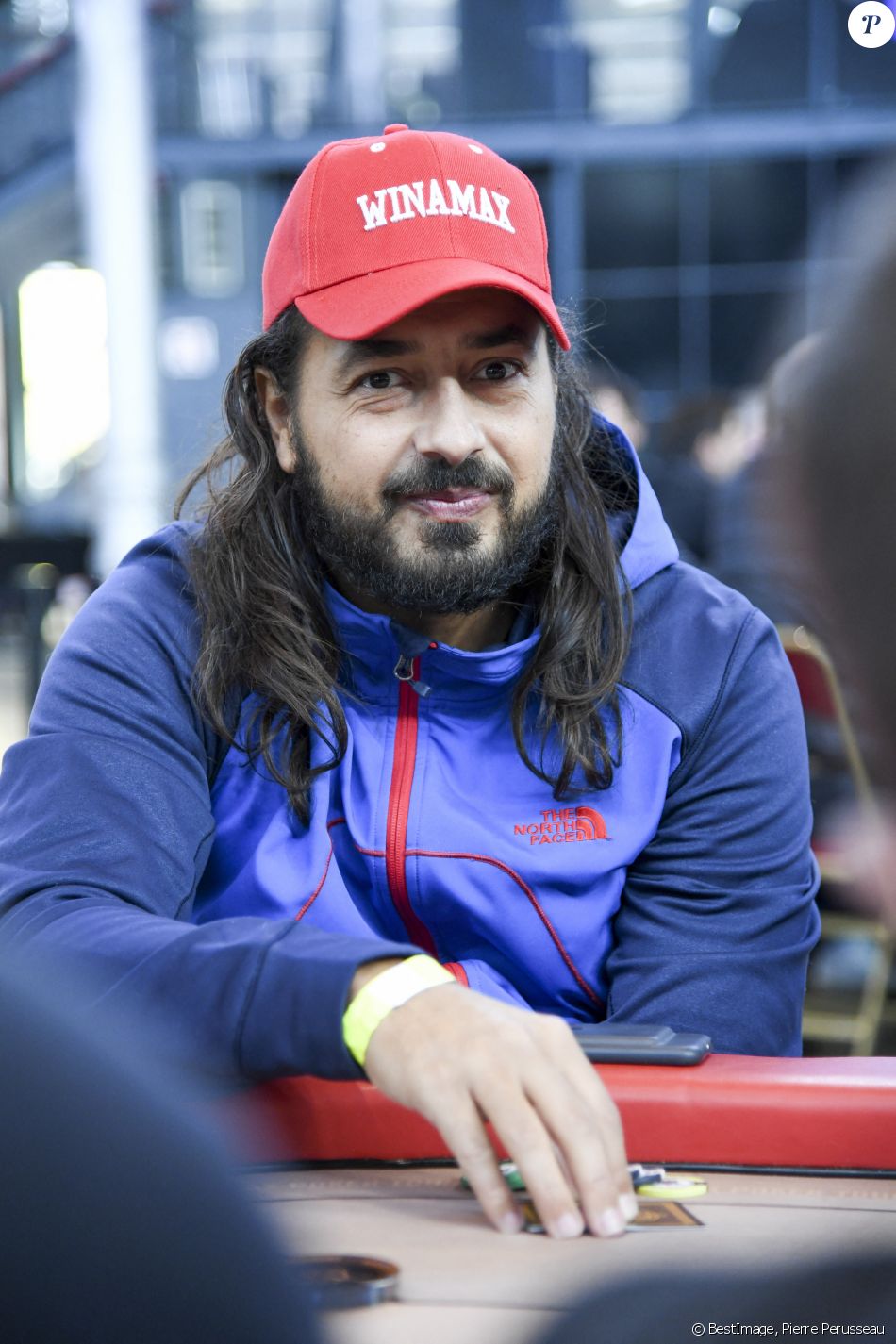 Exclusif - Moundir Zoughari - Deuxième jour du tournoi Winamax Poker Tour à La Grande Halle à Paris . © Pierre Perusseau/Bestimage