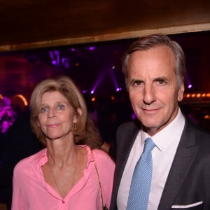 Exclusif - Bernard de la Villardière et sa femme Anne lors de la soirée d'inauguration du club Manko à Paris, France, le 12 septembre 2019. © Rachid Bellak/Bestimage