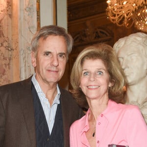 Exclusif - Bernard de La Villardière et sa femme Anne - Soirée institutionnelle Caisse d'Epargne à la Comédie-Française avec la pièce "Les Fourberies de Scapin" le 24 Janvier 2019 à Paris © Coadic Guirec / Pierre Perusseau / Bestimage