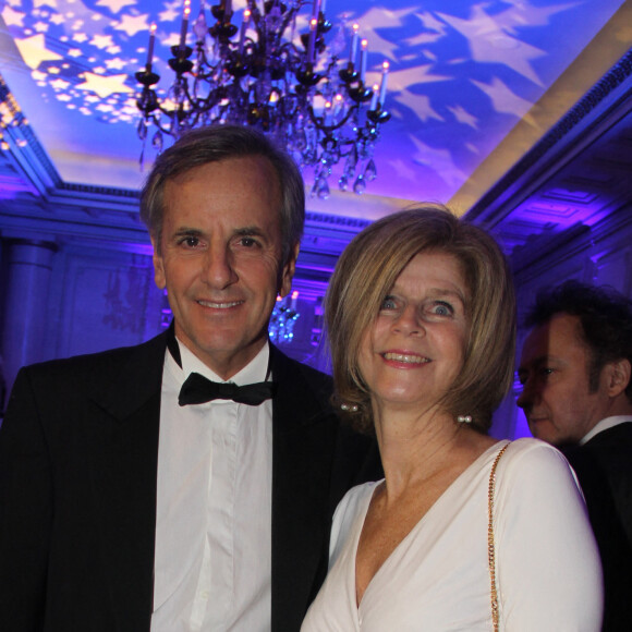 Bernard de La Villardière et sa femme Anne à la soirée de la 40ème édition "The Best Awards" à l'hôtel Four Seasons George V à Paris, le 27 Janvier 2017. © Philippe Baldini/Bestimage