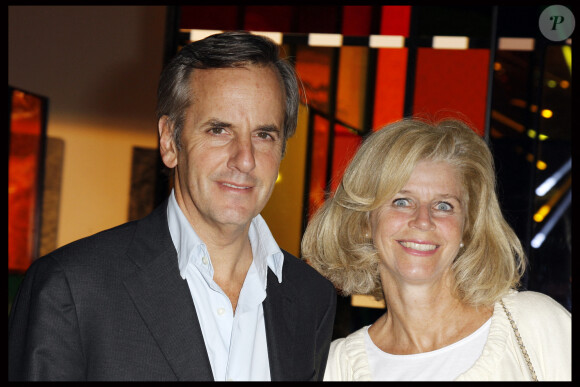 Bernard de la Villardière et sa femme Anne à une soirée au Grand Palais