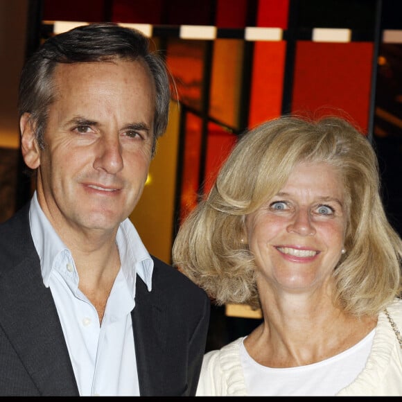 Bernard de la Villardière et sa femme Anne à une soirée au Grand Palais