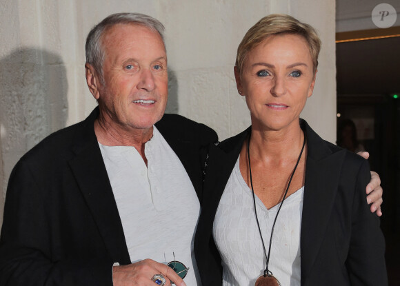 Yves Rénier et sa femme Karin lors du troisième jour du festival international du film de La Rochelle, France, le 14 septembre 2018. © Patrick Bernard/Bestimage 