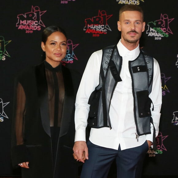 Christina Milian enceinte et Matt Pokora - 21e édition des NRJ Music Awards au Palais des festivals à Cannes © Dominique Jacovides/Bestimage 