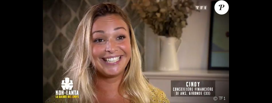 Cindy, candidate de "Koh-Lanta, la guerre des chefs" (TF1).