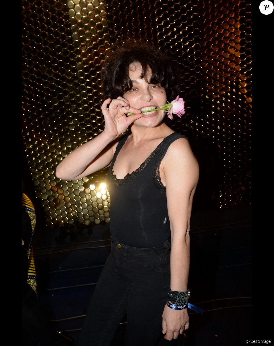 Exclusif - Isabelle Mergault - Intérieur - 10ème cérémonie des Globes de Cristal au Lido à Paris, le 13 avril 2015.