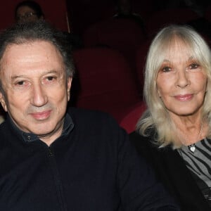 Exclusif - Michel Drucker et sa femme Dany Saval au cinéma Mac Mahon à Paris © Coadic Guirec/Bestimage 