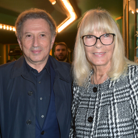 Exclusif - Michel Drucker et sa femme Dany Saval à la générale du spectacle musical Les Choristes au théâtre des Folies Bergère à Paris, France. © Gorassini-Moreau/Bestimage 