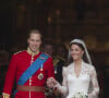 Mariage du prince William et Kate Middleton à l'Abbaye de Westminster, à Londres, le 29 avril 2011.