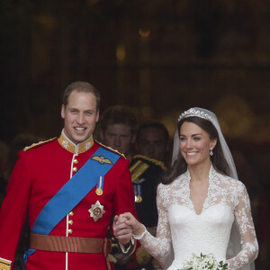 Mariage du prince William et Kate Middleton à l'Abbaye de Westminster, à Londres, le 29 avril 2011.