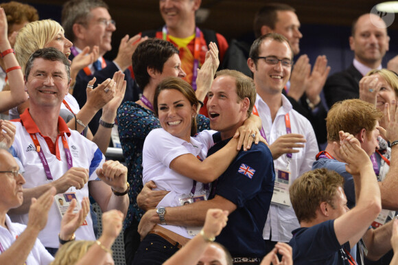 Kate Middleton et le prince William lors des Jeux Olympiques de Londres en 2012.