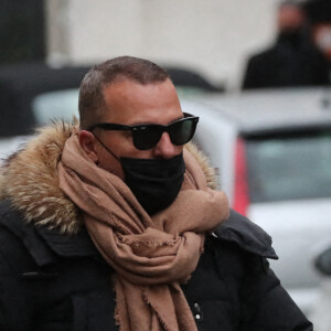 Jean Roch - Arrivées - Cérémonie religieuse en hommage au joueur Christophe Dominici en l'église Saint-Cécile à Boulogne-Billancourt le 2 décembre 2020