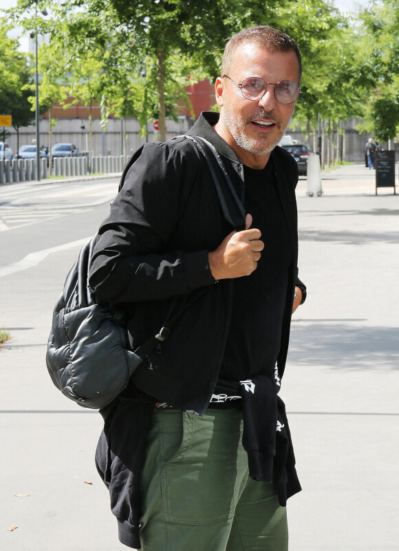 Exclusif - Jean-Roch arrive devant les studios de BFM TV à Paris, le 3 juillet 2020.