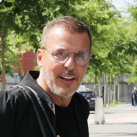 Exclusif - Jean-Roch arrive devant les studios de BFM TV à Paris, le 3 juillet 2020.