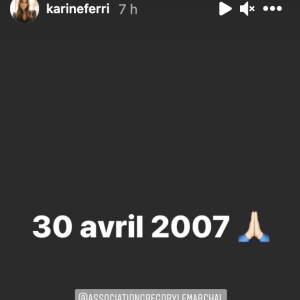 Karine Ferri rend un bel hommage à son ex-compagnon mort Grégory Lemarchal sur Instagram.