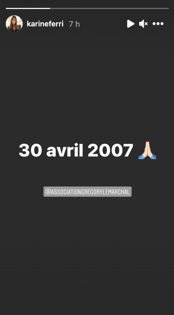 Karine Ferri rend un bel hommage à son ex-compagnon mort Grégory Lemarchal sur Instagram.