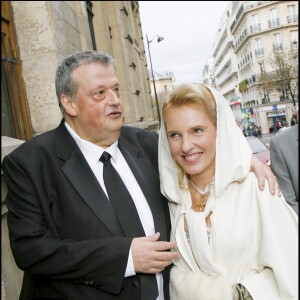 Mariage de Guy Carlier et Joséphine Dard à Paris.