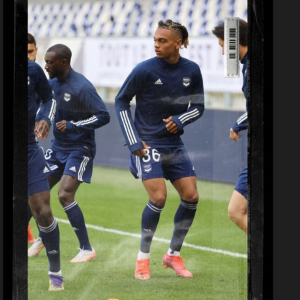 Sekou Mara, le fils d'Audrey Crespo-Mara, a marqué son premier but en Ligue 1 au sein du club de foot de Bordeaux - Instagram
