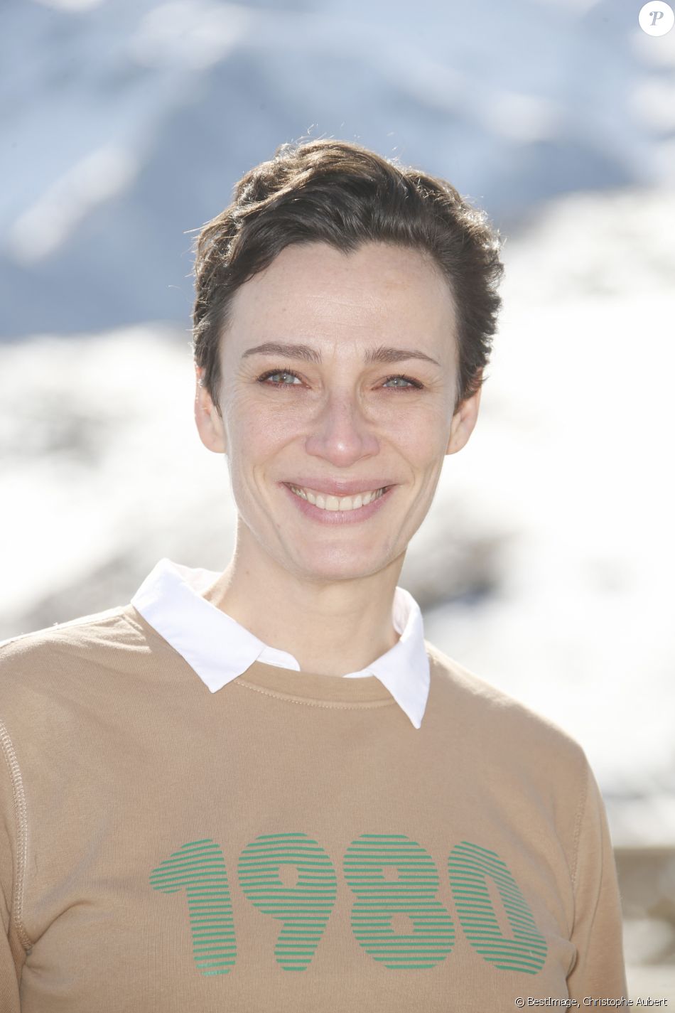 Caroline Bourg de Plus belle la vie - Photocall lors du 22ème Festival des créations télévisuelles de Luchon. Le 8 février 2020 © Christophe Aubert via Bestimage