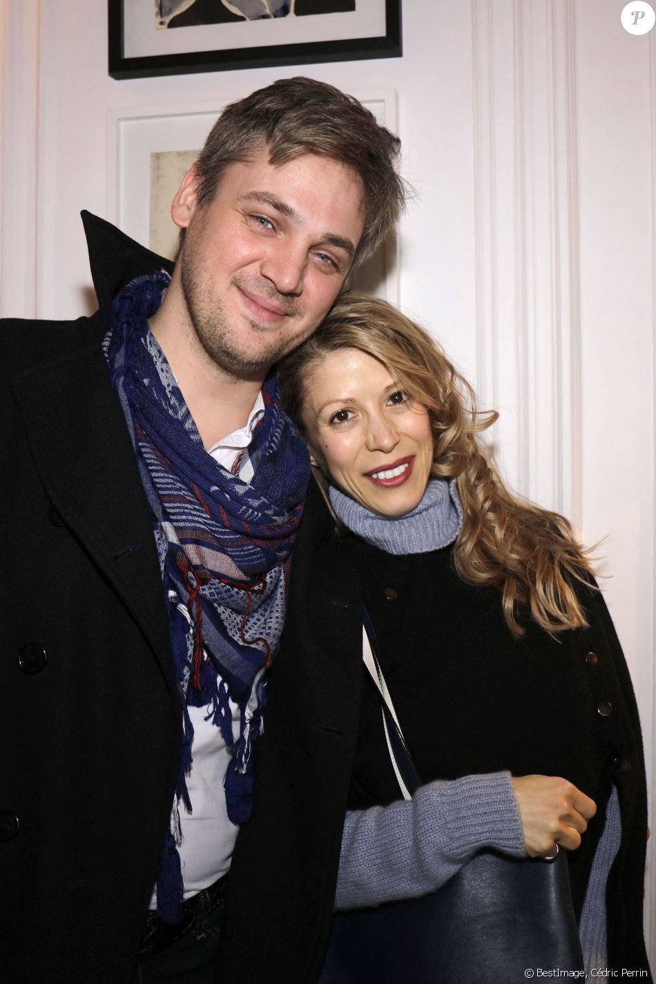 Tristane Banon et son mari Pierre Lefèvre - Soirée pour la sortie du livre d'Alison Wheeler "Ma vie est mieux que la vôtre" à l'Hôtel Vernet à Paris, le 12 novembre 2019. © Cédric Perrin/Bestimage