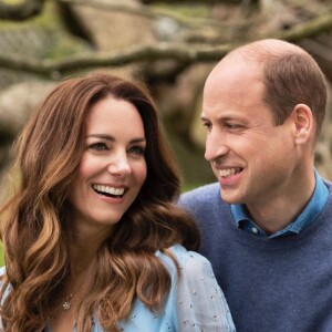 Le prince William et Kate Middleton célèbrent leurs 10 ans de mariage à Kensington, le 29 avril 2021.