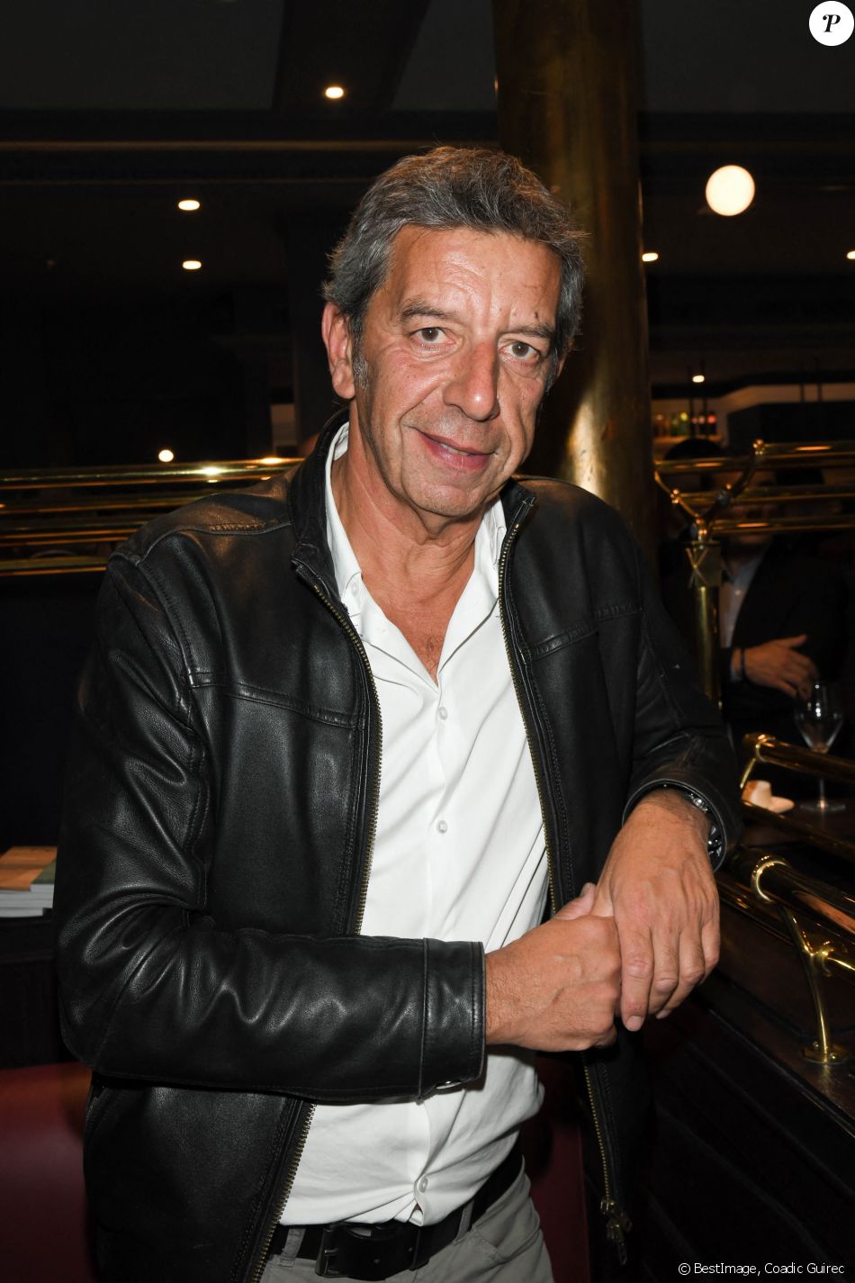 Exclusif - Michel Cymes lors de la soirée d'inauguration de la brasserie Paul Bocuse dans l'hôtel du Louvre, dans le 1er arrondissement de Paris, France, le 12 septembre 2019. © Coadic Guirec/Bestimage