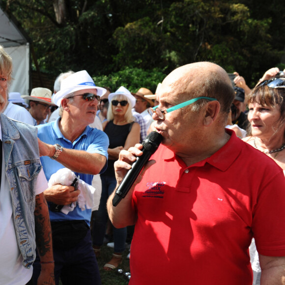 Le chanteur Renaud - Tournoi de pétanque Grand Prix des Personnalités d 'Isle sur la Sorgue dans le Vaucluse (84) le 24 juin 2017 © Eric Etten / Bestoimage