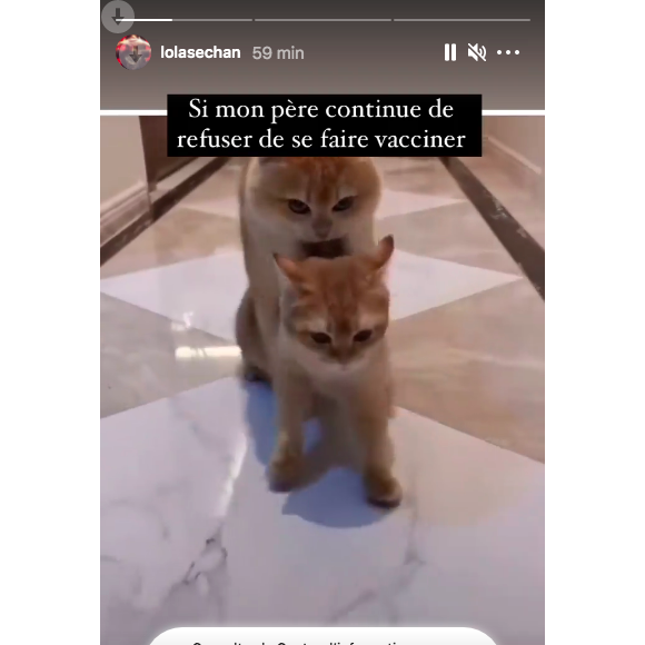 Lolita Séchan mécontente sur Instagram, son père Renaud refuse de se faire vacciner. Le 7 mai 2021
