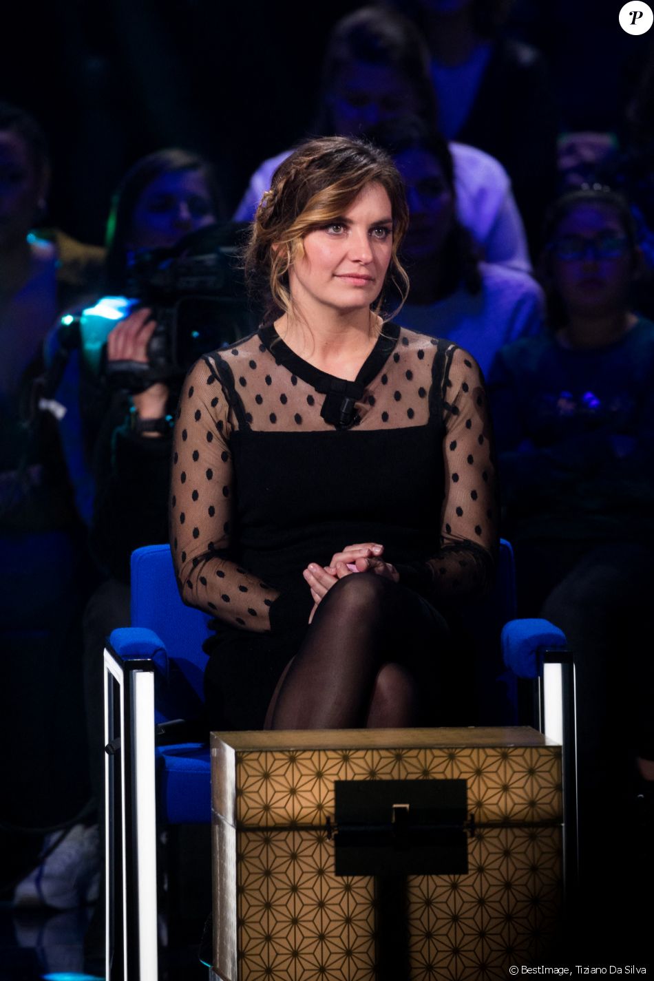 Exclusif - Laëtitia Milot - Enregistrement de l'émission "La Boîte à secrets 3" à Paris, présentée par F.Bollaert. © Tiziano Da Silva / Bestimage