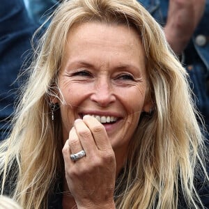 Estelle Lefébure - Célébrités dans les tribunes des internationaux de France de tennis de Roland Garros à Paris, France, le 7 juin 2019. © Cyril Moreau/Bestimage 