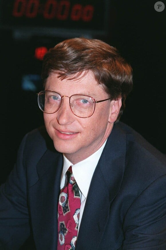 Bill Gates à Paris en décembre 1995.