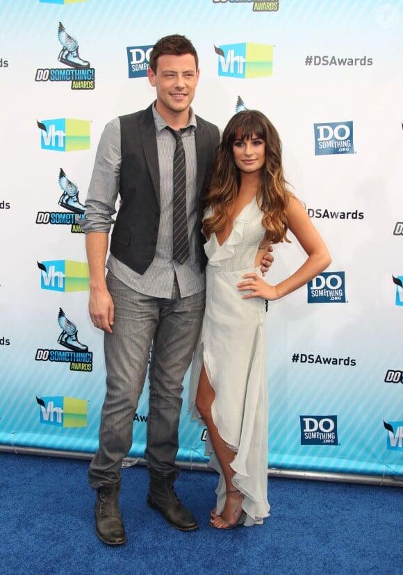 Corey Monteith et Lea Michele - Do Something Awards à Santa Monica, le 19 aout 2012  