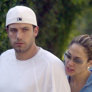 Ben Affleck et Jennifer Lopez à Beverly Hills. 