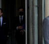 Le président de la République française, Emmanuel Macron et sa femme le Première dame, Brigitte Macron reçoivent le président de la Nation argentine, et sa compagne, pour un déjeuner de travail au palais de l'Elysée à Paris, France, le 12 mai 2021. © Stéphane Lemouton/Bestimage