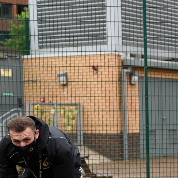 Le prince William, duc de Cambridge, lors d'une séance de santé mentale et de bien-être lors d'une visite à The Way Youth Zone à Wolverhampton, Royaume Uni, le 13 mai 2021.