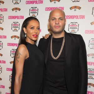 Mel B (Melanie Brown) et son mari Stephan Belafonte à la soirée "Cosmopolitan Ultimate Women Awards" à Londres, le 3 décembre 2014