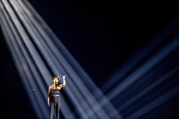 Barbara Pravi représente la France avec la chanson "Voilà" lors des secondes répétitions de l'Eurovision à Rotterdam, aux Pays-Bas.