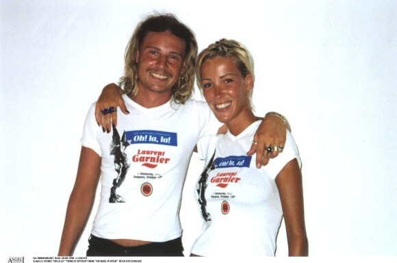 Ophélie Winter et son frère Mickaël Winter - Soirée "Oh la la" à la discothèque L'amnésia. Ibiza. Le 20 août 1998.