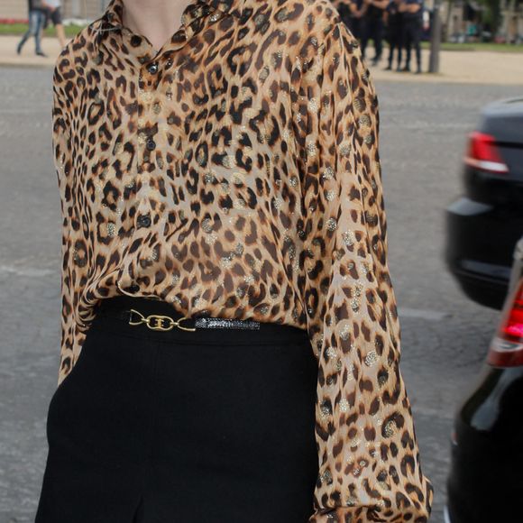 Christa Theret - Arrivée des people au défilé "Celine" Homme Printemps-Eté 2020 aux Invalides à Paris, le 23 juin 2019. © Veeren Ramsamy-Christophe Clovis/Bestimage