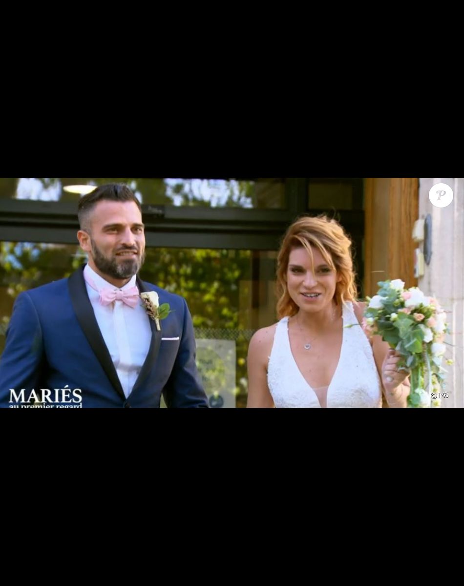 Mariage de Marianne et Aurélien dans "Mariés au premier regard 2021", le 19 avril, sur M6