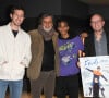 Victor Belmondo, Christophe Barratier, Yoann Eloundou et Arnault Sure - Avant-première du film "Envole-moi" au cinéma Pathé-Wepler à Paris. Le 19 mai 2021. © Coadic Guirec / Bestimage