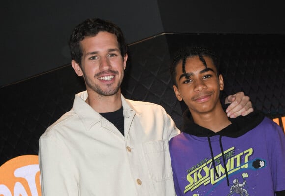 Victor Belmondo et Yoann Eloundou - Avant-première du film "Envole-moi" au cinéma Pathé-Wepler à Paris. Le 19 mai 2021. © Coadic Guirec / Bestimage