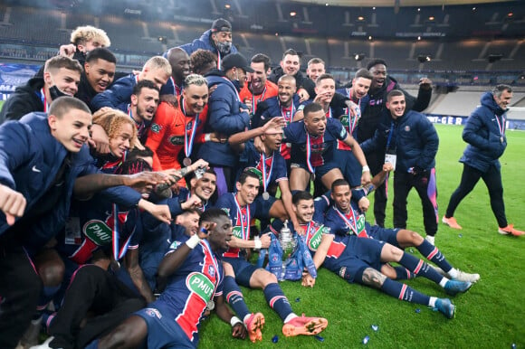 Le Paris Saint Germain (PSG) remporte la Coupe de France de football 2 à 0 face à Monaco au stade de France à Saint-Denis le 19 mai 2021 © Anthony Bibard/FEP / Panoramic / Bestimage 