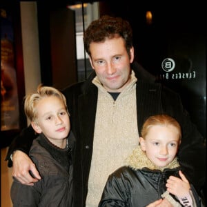 Pierre Sled et ses enfants Nicolas et Valentine - Avant-première "Les 3 rois mages" à l'Elysée Biarritz.